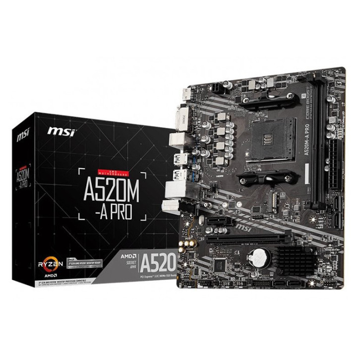 MSI Main Board Desktop A520M-A PRO (A520