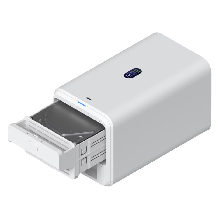 Ubiquiti UniFi UNAS-2-W-EU Network Attached Storage with (2) 3.5inch HDD bays