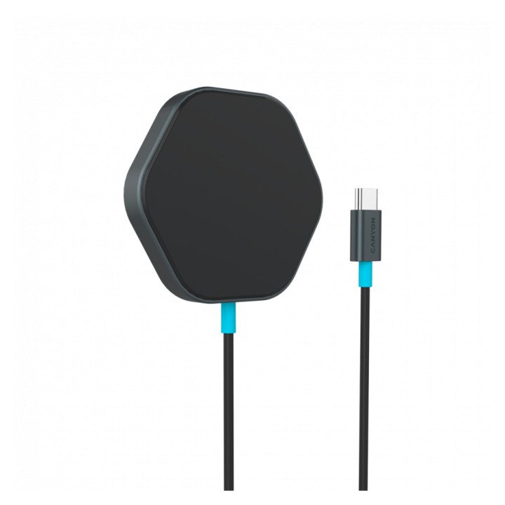 CANYON wireless charger HEXAGON 110 Dark Grey Blue