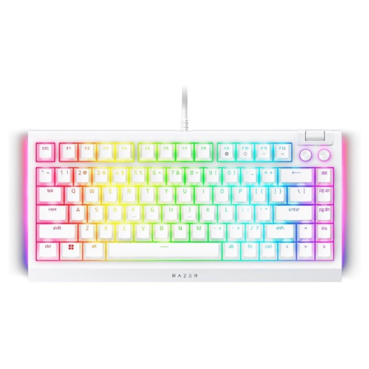 Razer BlackWidow V4 75% White