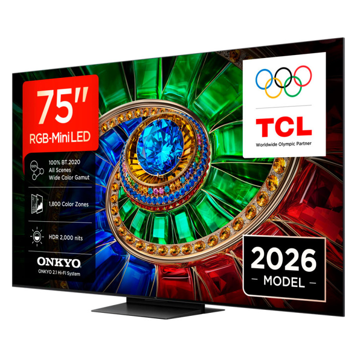 TCL 75RM7L 75'' Commercial Display 16/7 Operation Built-in 2.4/5GHz Wi-Fi