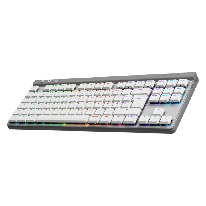LOGITECH G515 LIGHTSPEED TKL - WHITE - US INT'L - 2.4GHZ/BT- EMEA28i-935 - TACTILE