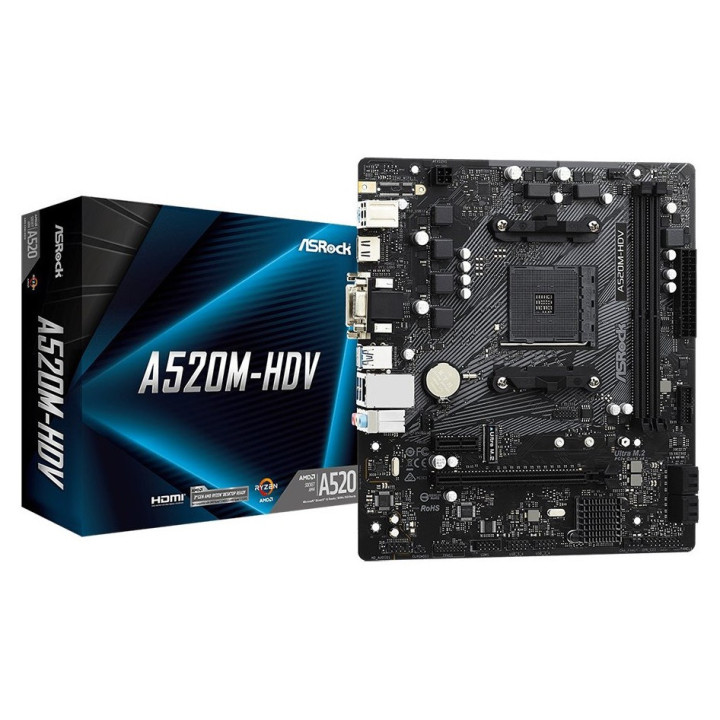 ASROCK A520-HDV mATX AM4 DDR4
