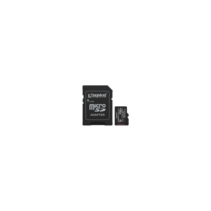 Kingston 256GB microSDXC Canvas Select Plus Gen3 150MB/s A1 Card + Adapter