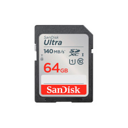 SANDISK Ultra 64GB SDXC Memory Card 140MB/s