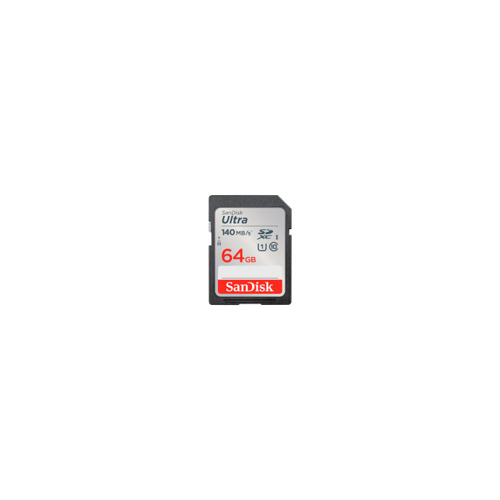 SANDISK Ultra 64GB SDXC Memory Card 140MB/s