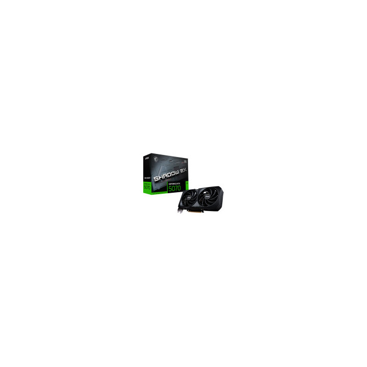MSI Video Card Nvidia GeForce RTX 5070 12G SHADOW 2X OC