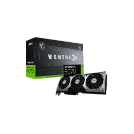 MSI Video Card Nvidia GeForce RTX 5070 12G VENTUS 3X OC