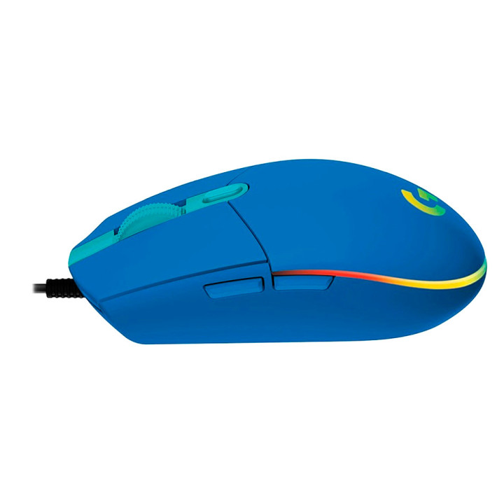 LOGITECH G102 LIGHTSYNC Corded Gaming Mouse - BLUE - USB - EER