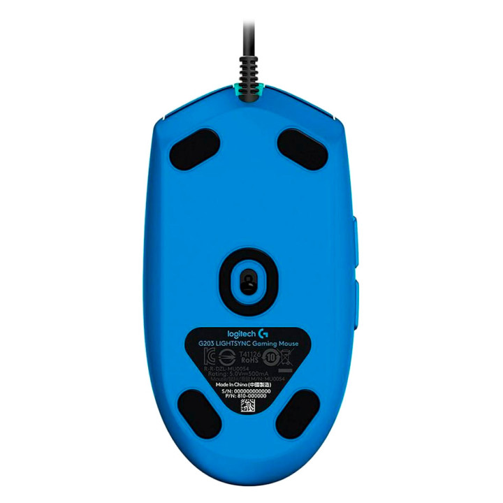 LOGITECH G102 LIGHTSYNC Corded Gaming Mouse - BLUE - USB - EER