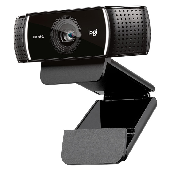LOGITECH C922 Pro Stream Webcam - Tripod - BLACK - USB