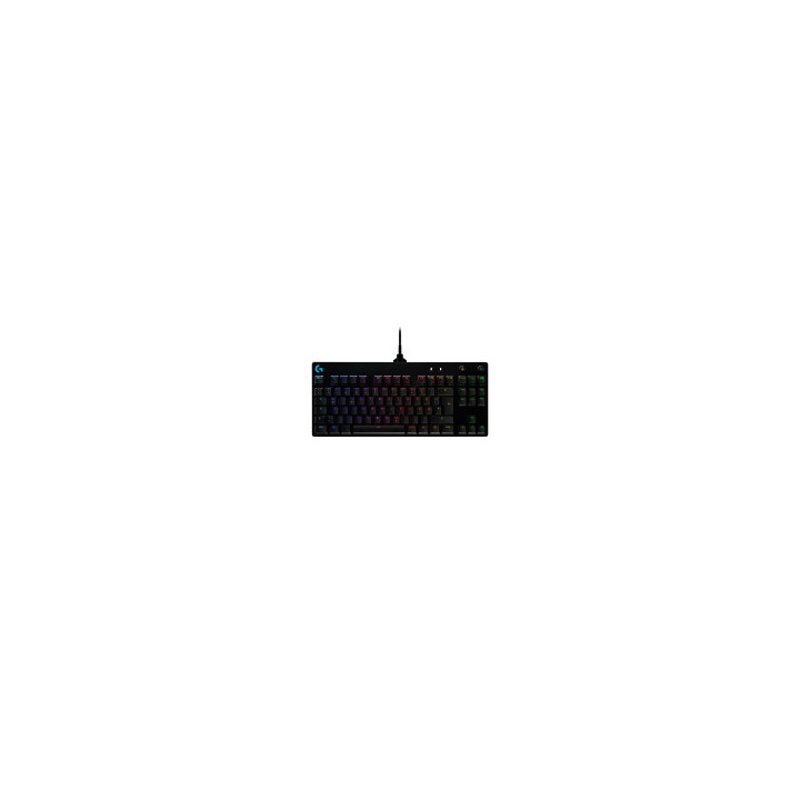 LOGITECH G PRO TKL Corded Mechanical Gaming Keyboard - BLACK - US INT'L - USB - CLICKY