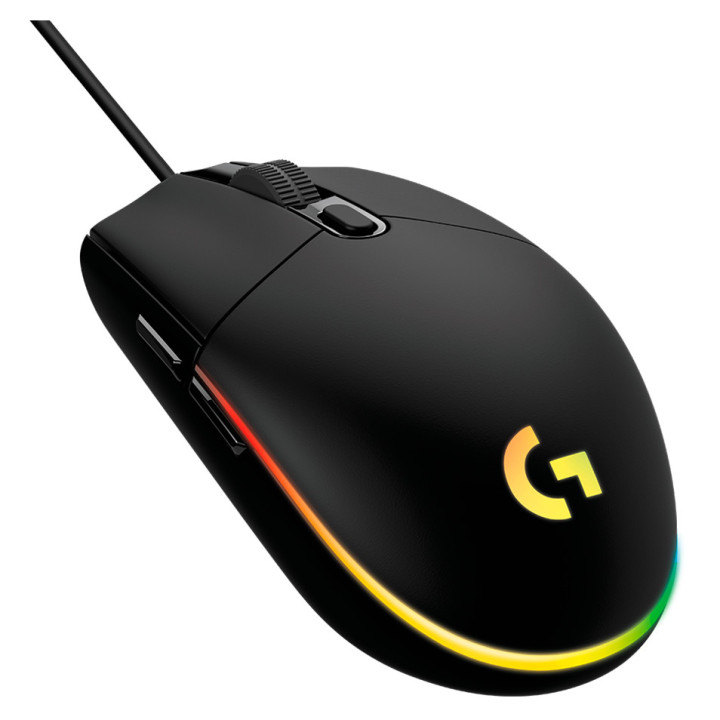 LOGITECH G102 LIGHTSYNC Corded Gaming Mouse - BLACK - USB - EER