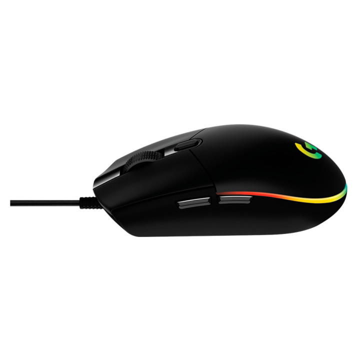LOGITECH G102 LIGHTSYNC Corded Gaming Mouse - BLACK - USB - EER