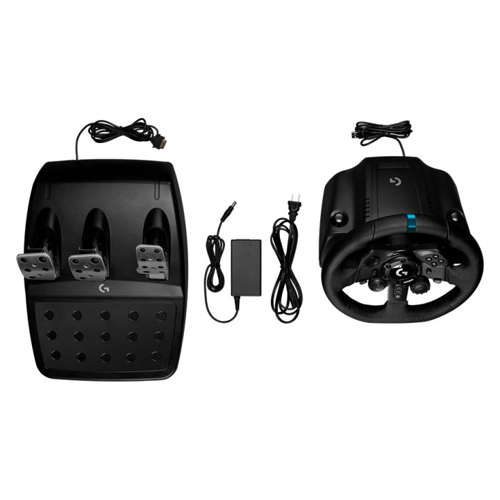 LOGITECH G923 Racing Wheel and Pedals - PC/PS - BLACK - USB