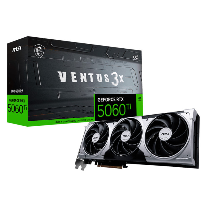 MSI Video Card NVIDIA GeForce RTX 5060 Ti 8G VENTUS 3X OC