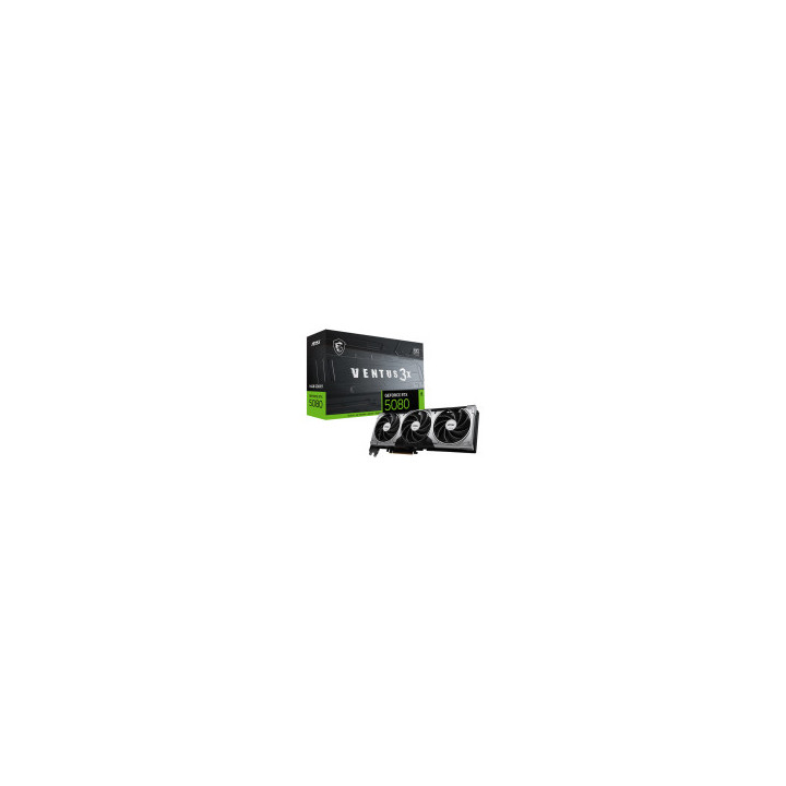 MSI Video Card Nvidia GeForce RTX 5080 16G VENTUS 3X OC