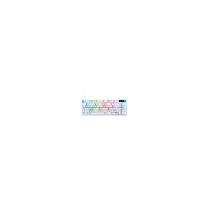 LOGITECH G316 X 98 Wired Gaming Keyboard - WHITE - US INT'L - USB - EMEA28i - 935 - TACTILE