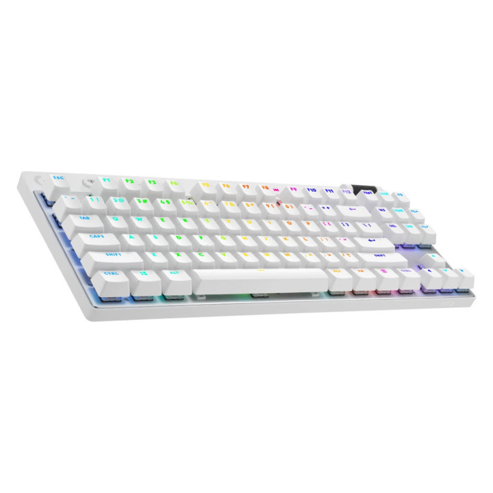 LOGITECH G PRO X TKL LIGHTSPEED Mechanical Gaming Keyboard - WHITE - US INT'L - TACTILE