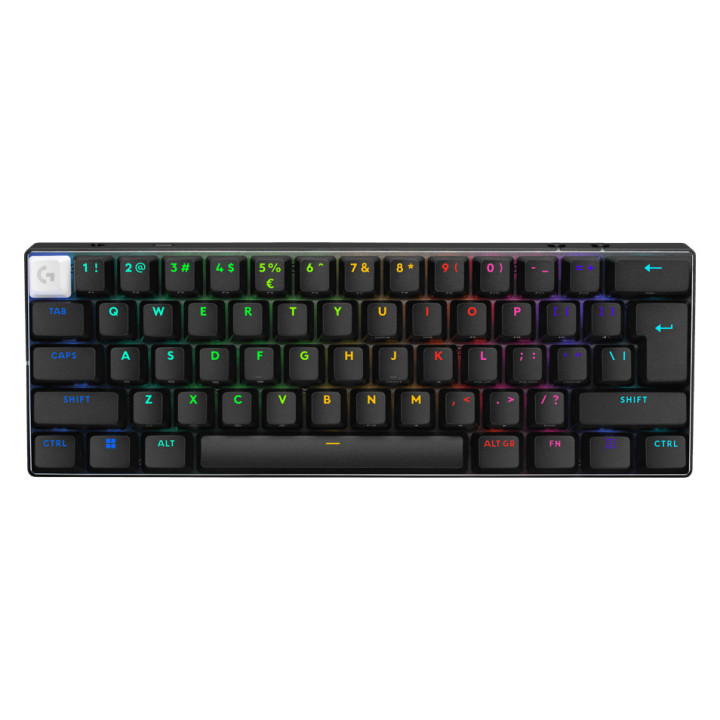 LOGITECH G PRO X 60 LIGHTSPEED Wireless Gaming Keyboard (Tactile) - BLACK - US INT'L - 2.4GHZ/BT - EMEA28-935 - TACTILE SWITCH