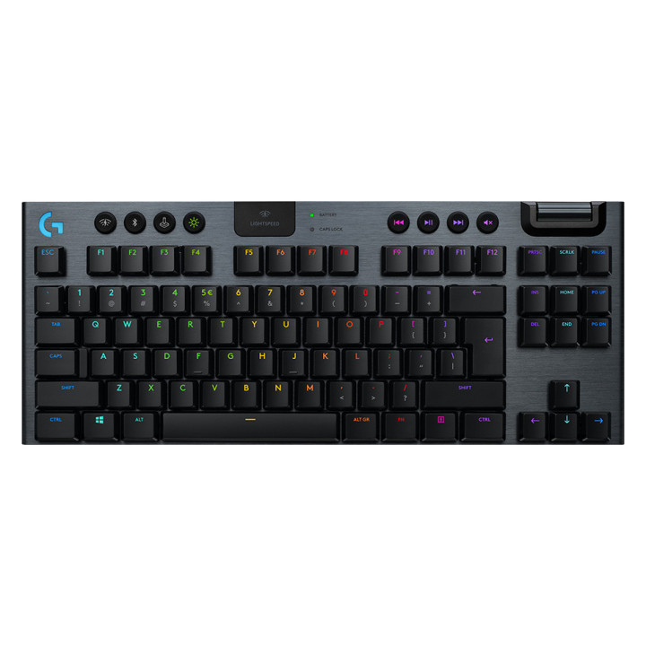 LOGITECH G915 X LIGHTSPEED Wireless Gaming Keyboard - BLACK - US INT'L - 2.4GHZ/BT - EMEA28i-935 - CLICKY