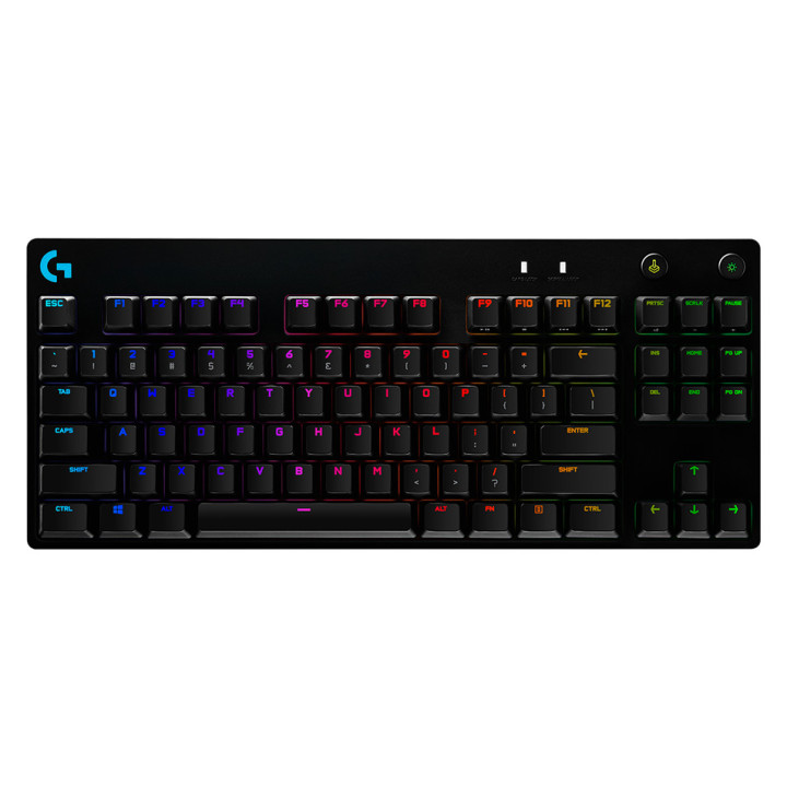 LOGITECH G PRO X TKL LIGHTSPEED Mechanical Gaming Keyboard - BLACK - US INT'L - TACTILE
