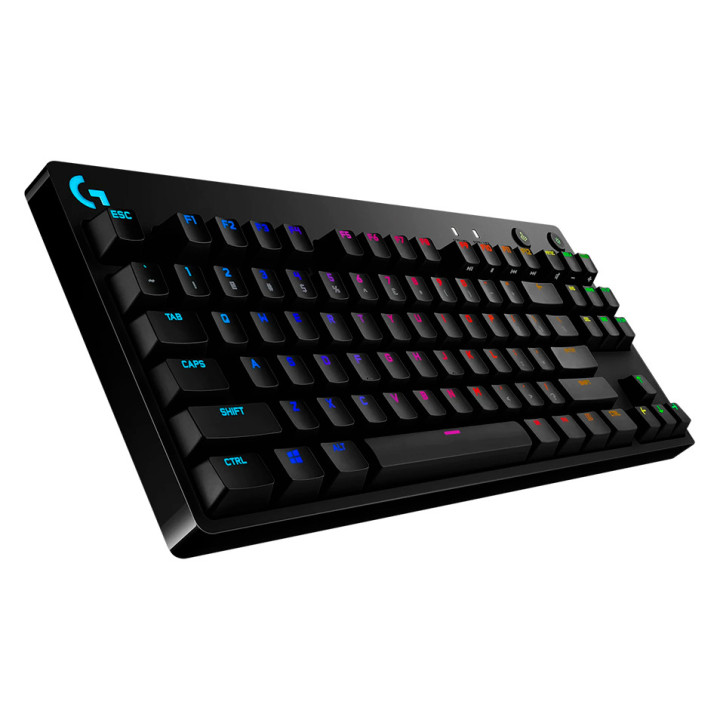 LOGITECH G PRO X TKL LIGHTSPEED Mechanical Gaming Keyboard - BLACK - US INT'L - TACTILE