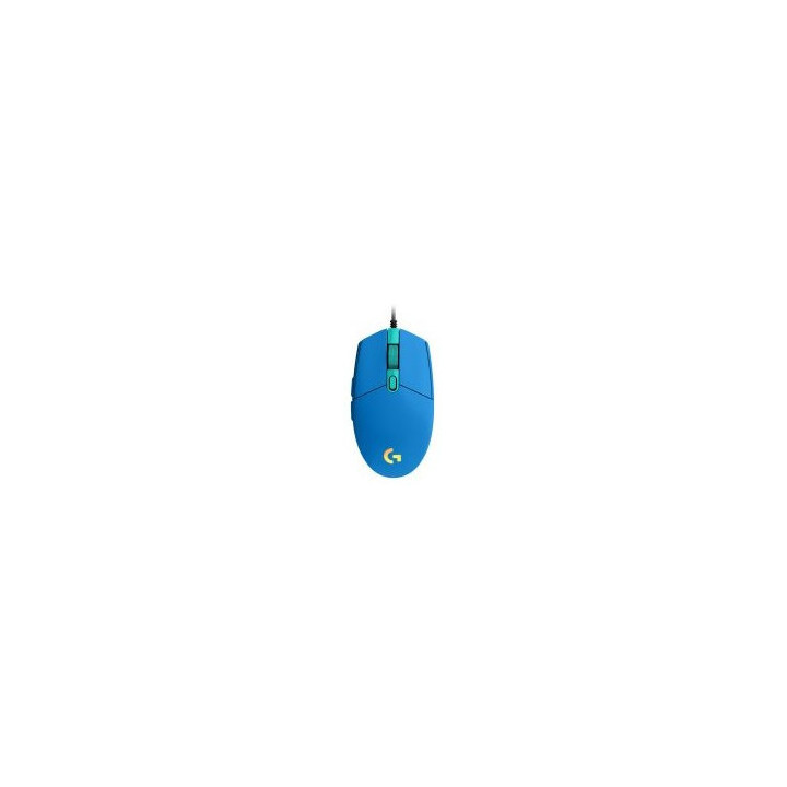 LOGITECH G203 LIGHTSYNC Corded Gaming Mouse - BLUE - USB