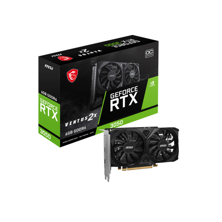 MSI RTX3050 VENTUS 2X E 6G OC