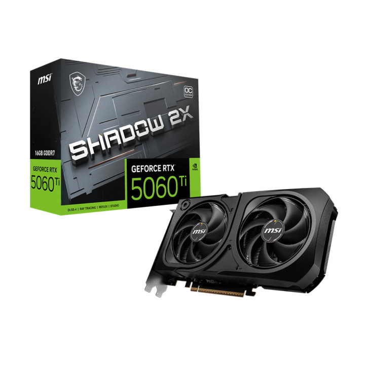 MSI RTX5060TI 16 SHADOW 2X OC+