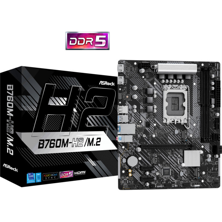 ASROCK B760M-H2/M.2 /D5/1700