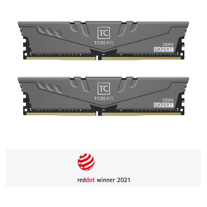 2X8G DDR4 3200 TEAM EXPERT GRY