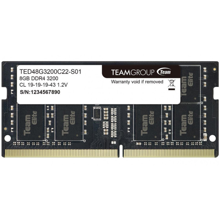 8GB DDR4 3200 TEAM ELITE SODIM