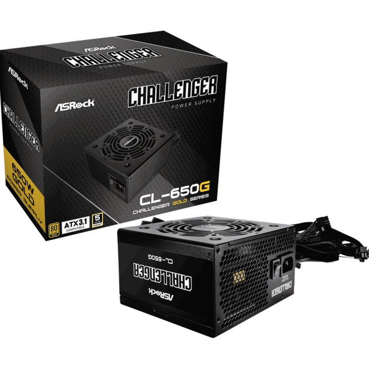 PSU ASROCK CHALLENGER 650W GLD