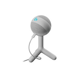 LOGITECH G Yeti Orb RGB Gaming Microphone - LIGHTSYNC - OFF WHITE - USB