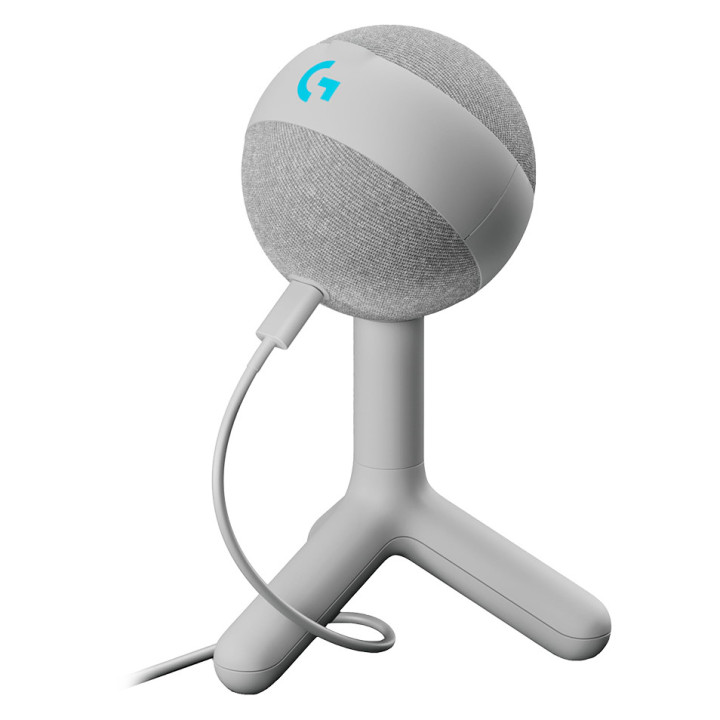 LOGITECH G Yeti Orb RGB Gaming Microphone - LIGHTSYNC - OFF WHITE - USB