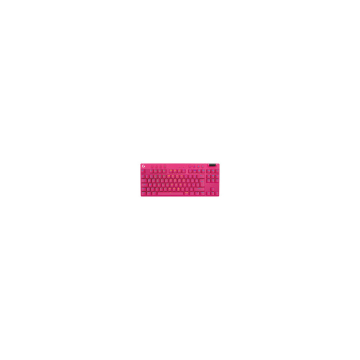 LOGITECH G PRO X TKL LIGHTSPEED Mechanical Gaming Keyboard - MAGENTA - US INT'l - TACTILE