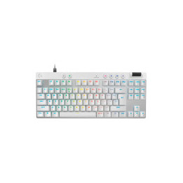 LOGITECH G PRO X TKL RAPID Gaming Keyboard - WHITE - US INT'L - USB - EMEA28i-935 - LINEAR