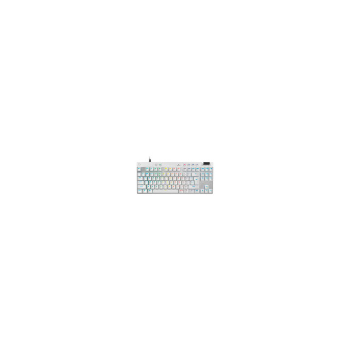 LOGITECH G PRO X TKL RAPID Gaming Keyboard - WHITE - US INT'L - USB - EMEA28i-935 - LINEAR