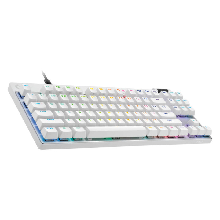 LOGITECH G PRO X TKL RAPID Gaming Keyboard - WHITE - US INT'L - USB - EMEA28i-935 - LINEAR