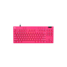 LOGITECH G PRO X TKL RAPID Gaming Keyboard - MAGENTA - US INT'L - USB - EMEA28i-935 - LINEAR
