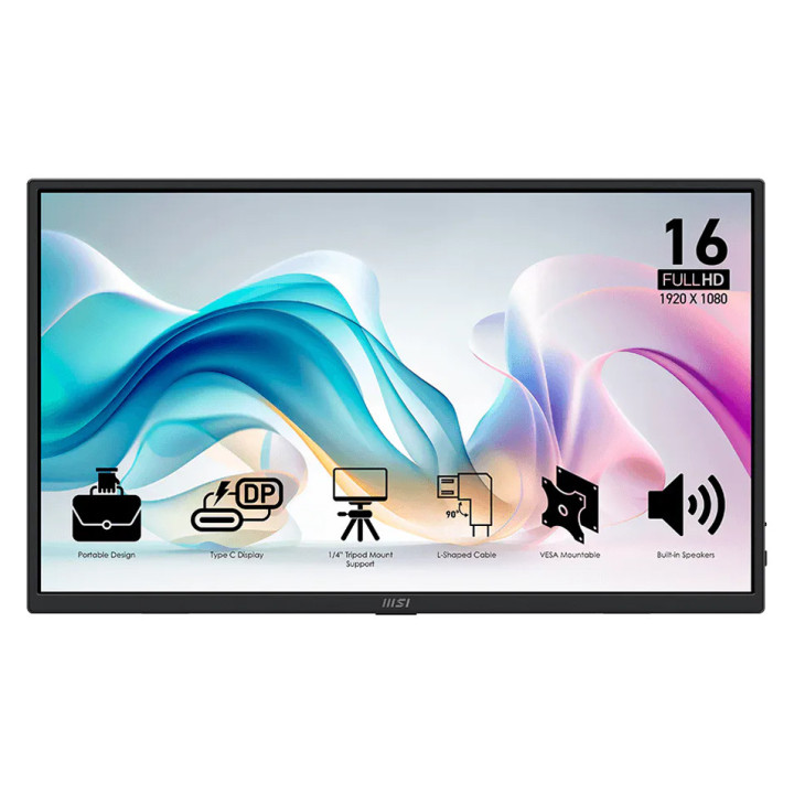MSI PRO MP165 E6 Professional Business Portable Monitor