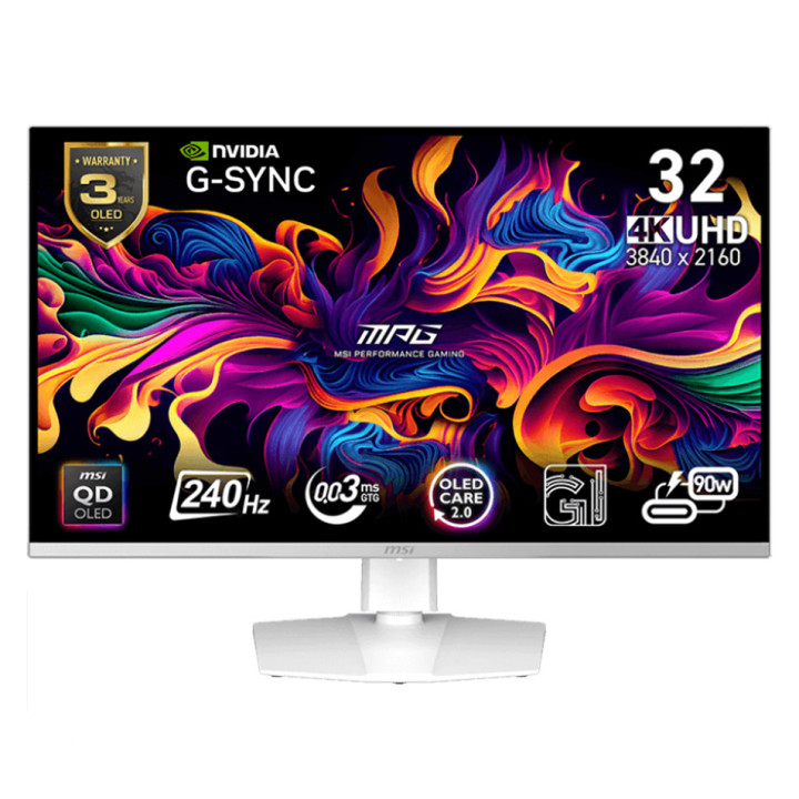 MSI MPG 321URXW QD-OLED Gaming Monitor
