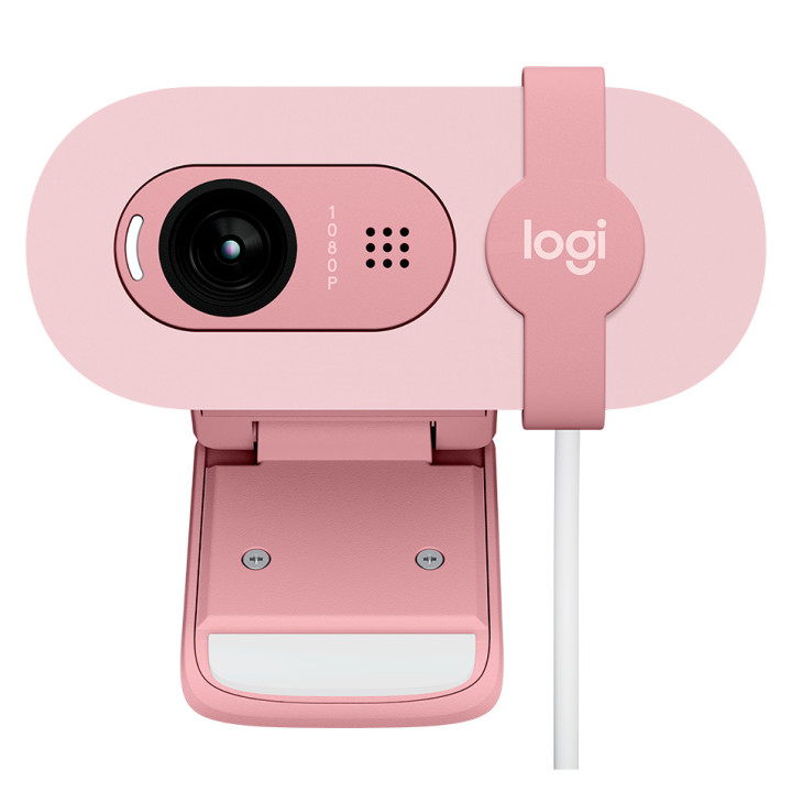 LOGITECH Brio 100 Full HD Webcam - ROSE - USB