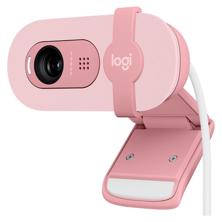 LOGITECH Brio 100 Full HD Webcam - ROSE - USB