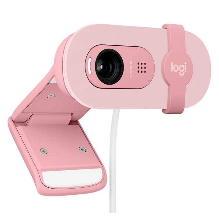 LOGITECH Brio 100 Full HD Webcam - ROSE - USB