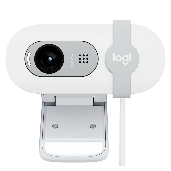 LOGITECH Brio 100 Full HD Webcam - OFF-WHITE - USB