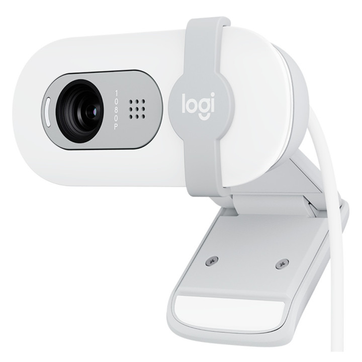 LOGITECH Brio 100 Full HD Webcam - OFF-WHITE - USB