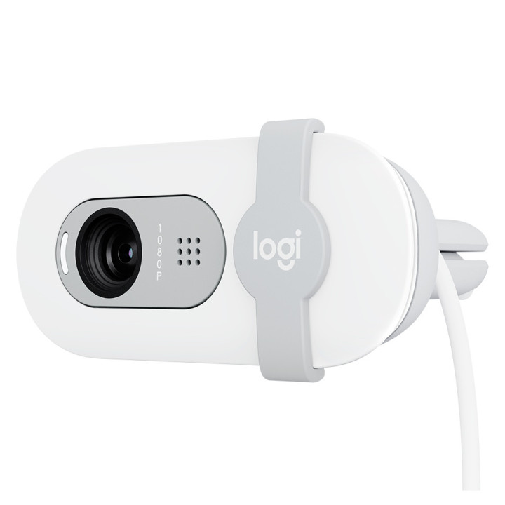 LOGITECH Brio 100 Full HD Webcam - OFF-WHITE - USB