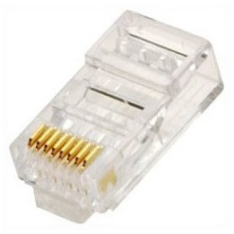 Конектор RG 45 UTP GOLD PLATE
